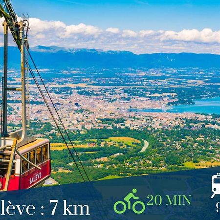 Homey Coloc Goodlife - Colocation Moderne - Chambres Privees - Wifi Et Netflix - Au Pied Du Tram Pour Geneve Ambilly Exterior foto